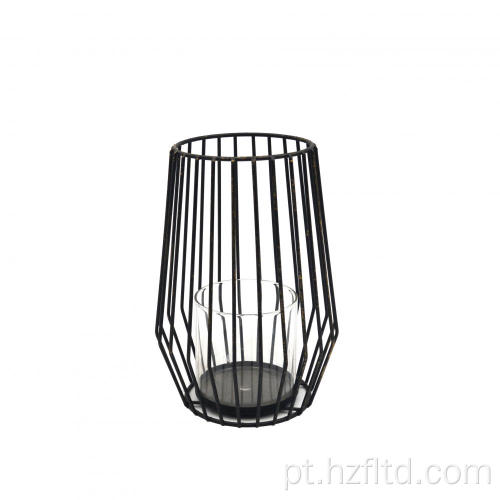 Black Metal Concise Style Metal Wire Veller